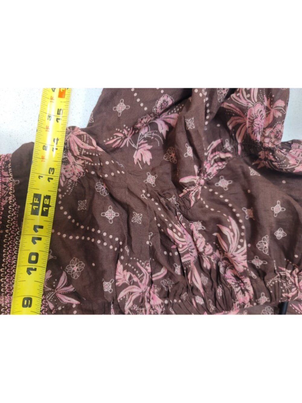 Free People Golden Hour Maxi Dress Size S Chocolate Brown - Picture 9 of 9